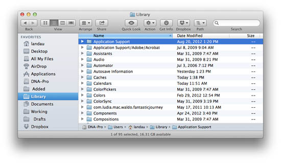 Library Users Mac