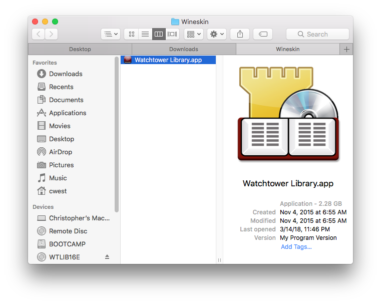 How To Update Watchtower Library 2016 On Mac